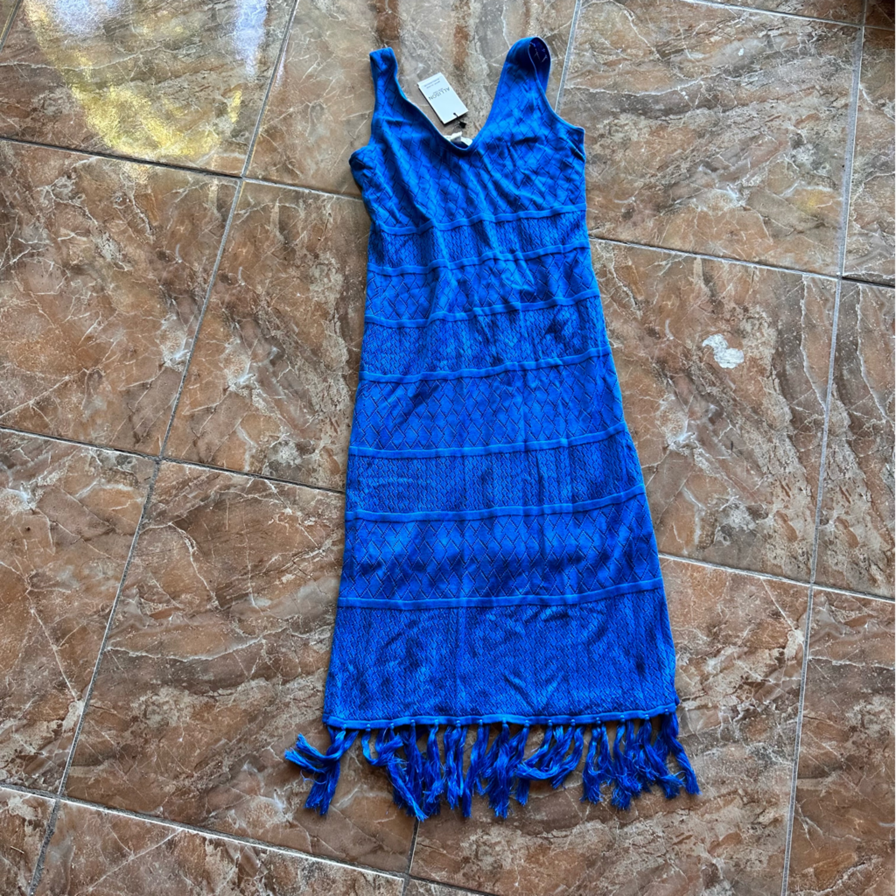Allison Crochet Fringe Dress